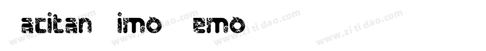 Pacitan Limo Demo字体转换